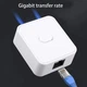 Мережевий перемикач RJ45 (Ethernet, LAN) 1000Mbps, Механічний комутатор свитч на 3 порти, White (48939) - зображення 5