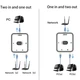 Мережевий перемикач RJ45 (Ethernet, LAN) 1000Mbps, Механічний комутатор свитч на 3 порти, White (48939) - зображення 8
