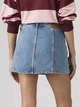 Спідниця джинсова міні літня жіноча Levi`s Button Front Skort 005NA-0000 27 Блакитна (5401187727790) - зображення 2