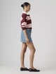 Spódnica damska jeansowa mini Levi`s Button Front Skort 005NA-0000 28 Błękitna (5401187796819) - obraz 5