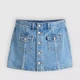Spódnica damska jeansowa mini Levi`s Button Front Skort 005NA-0000 26 Błękitna (5401187796802) - obraz 7
