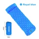 Коврик надувной туристический (матрас) Pacoone с подушкой и встроенным насосом Royal Blue Голубой - изображение 2
