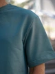 Стильная мужская футболка oversize Intruder Breeze повседневная хлопковая из двунитки базовая мятная/2XL - изображение 2