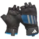 Перчатки для тренировок Adidas Performance, XS (обхват 18-19 см), дышащие, Синие, экокожа, для фитнеса и спорта (ADGB-15010BL) - изображение 1