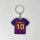 Брелок с кольцом Finding Футболка Lionel Messi Месси 10 Фиолетово-гранатовый 44 мм х 51 мм х 3 мм - изображение 2