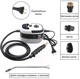 Универсальный пароочиститель 2500 Вт Steam Cleaner с насадками — многофункциональный ручной пароочиститель для дома, кухни, мебели, окон и ванной - изображение 6