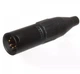 Кабель для микрофона Grade 1T-AMG70-15 mini XLR3 гнездо XLR3 штекер 15 метров черный прочная конструкция - изображение 6