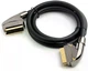 Компонентный видеокабель SCART-SCART RGB 1 метр металлический черный корпус модель 1T-VC26-01 Ø9.9 мм - изображение 8