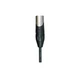 Переходный кабель для звука XLR 3-pin штекер-штекер 1T-AIC57-00.5 0.5 м витое медное сердце черная изоляция - изображение 2