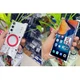 Чохол Metal Cyber Bamper для ZTE nubia RedMagic 10 Air з кільцем та шнурком - тримачем сріблястий - зображення 3