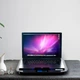 Подставка для ноутбука с охлаждением 10–18" IceCoorel 2*USB, 2 кулеры 365x285x32 mm Черный ( ICN106B ) - изображение 10