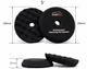 Полировальный круг Leadmax 5" 125 мм PPI80 ультрамягкий волнистый Wave Bevel Edge для полировки автомобилей Черный (F010BH-5) - изображение 2