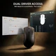 Бездротова миша ATTACK SHARK V8 42000 DPI PAW3950MAX Nordic 54L15 8K Чорна - изображение 8