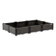 Модульный уличный ящик для растений Cultivo Grow Cube XL 123х82 см 847 л контейнер для цветов, овощей, фруктов с дренажем коричневый - изображение 3