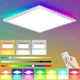 Світлодіодна RGB стельова лампа з пультом керування, налаштування яскравості, лампа для освітлення, світлодіодна лампа на стелю, потолочна лампа - Уцінка - зображення 1