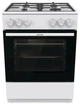 Газовая плита Gorenje, 72 л, 60x60 см, чугунный, белый (629683) - изображение 1