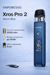 Pod-система Vaporesso Xros Pro 2 2000mAh 30W Storm Blue Синий - изображение 1