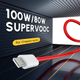 Зарядний пристрій + кабель OPPO SuperVOOC 100W, для Vivo, OPPO, Realme, OnePlus смартфонів та планшетів, швидка зарядка - зображення 12
