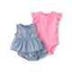 Комплект Carter's 3в1 боді,топ, шорти для дівчинки 61-69 см (1U529310_6M) - зображення 1