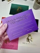 Подарочные сертификаты Beauty Card фиолетовые с объемным золотом Soft Touch (минимальный заказ 5 шт) - изображение 3