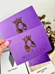 Подарочные сертификаты Beauty Card фиолетовые с объемным золотом Soft Touch (минимальный заказ 5 шт) - изображение 6
