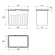Система сортировки отходов Muller Easy Fit для ящиков 800мм (15L+15L+20L), Н=270мм, графит (11999) - изображение 4
