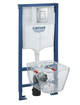 Інсталяція GROHE Rapid SL 38772001 з панеллю змиву Skate Cosmopolitan 38732000 + унітаз DEVIT Linea 3040120 із сидінням Soft Close дюропласт - зображення 3
