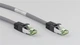 Патч-корд Goobay RJ45 SFTP8.1 0.25m patch AWG24 D=8.2mm LSOH 4PPoE сірий(75.05.5134) - зображення 1