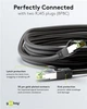 Патч-корд Goobay RJ45 SFTP8.1 0.5m patch AWG24 D=8.2mm LSOH 4PPoE чорний(75.06.6720) - изображение 5