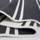 Ковер Lotus Home - Infinity Stripe антрацит двусторонний 80*150 (svt-2000022352123) - изображение 4