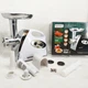 Мясорубка Rainberg RB-675 3800W с соковыжималкой, электрическая с насадками для шинковки. Цвет: белый - изображение 3