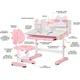 Комплект стіл + стілець + полиця Mealux BD-29 Panda XL Pink (BD-29 PN) Рожевий - изображение 2
