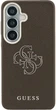 Панель Guess Grained Big 4G Metal Logo для Samsung Galaxy S26 Brown (3666339612948) - зображення 1