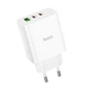 Зарядное устройство Hoco C126A Pure PD / QC 40W(2C1A)|1 USB-A, 2 Type - C адаптер с быстрой зарядкой 20W (5V/3A, 9V/2.22A, 12V/1.67A), 18W (5V/3A, 9V/2A, 12V/1.5A) - изображение 6