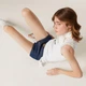 Жіноча майка в рубчик з вишитим лого Miu Miu Logo Slim Tank Top Розмір S Білий - зображення 4