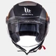 Мотошолом MT Helmets City Eleven Tron Matt Black Fluor Orange L - зображення 3