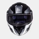 Мотошолом MT Helmets Atom Tarmac Gloss & Matt White Black Titanium XXL - зображення 4