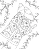 Розмальовка #Girls#Fashion#Christmas - зображення 3