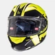 Мотошолом MT Helmets KRE SV RAD Gloss Fluor Yellow Anthracite 3XL - зображення 2