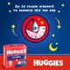 Дитячі підгузки-трусики Huggies Overnights Pants, розмір 5 (12-17 кг), 24 шт Нічні підгузники з індикатором вологи та захистом від протікання до 12 годин Памперси трусиками пантс для комфортного сну дітей - зображення 3