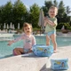 Дитячі підгузки-трусики для плавання Joy Happy Swim розмір L (12-17 кг), 10 шт Дитячі одноразові підгузники Pants з захистом від протікань Памперси трусиками пантс для дітей - зображення 9