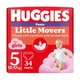 Детские подгузники-трусики Huggies Little Movers Pants для девочек размер 5 (12-17 кг) 34 шт - изображение 1