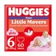 Дитячі підгузки-трусики Huggies Little Movers Pants для дівчаток розмір 6 (15-25 кг) 2*60 шт - зображення 2