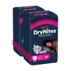 Нічні підгузки-трусики Huggies DryNites для дівчаток, 4-7 років (17-30 кг), 10 шт * 2 пачки Дитячі підгузники з 5 шарами захисту від протікань на всю ніч Памперси трусиками пантс для комфортного сну дітей - зображення 2