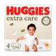 Дитячі підгузки Huggies Extra Care розмір 4 (8-16 кг), 33 шт * 3 шт Дитячі одноразові підгузники з індикатором вологи та миттєвим поглинанням Памперси для дітей - зображення 2