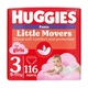 Дитячі підгузки-трусики Huggies Little Movers Pants для дівчаток, розмір 3 (6-11 кг), 116 шт Дитячі одноразові підгузники Pants з індикатором вологи та сухістю до 12 годин Памперси трусиками пантс для дітей - зображення 1