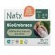 Дитячі органічні підгузки ECO by Naty BioEmbrace розмір 1 (2-5 кг), 25 шт Дитячі одноразові підгузники з міцними застібками та індикатором вологи Памперси для дітей - зображення 2