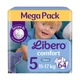 Дитячі підгузки Libero Comfort розмір 5 (11-17 кг) 64 шт - зображення 1