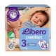 Дитячі підгузки Libero Comfort розмір 3 (5-8 кг), 43 шт Дитячі одноразові підгузники з захистом від протікань та індикатором вологи Памперси для дітей - зображення 1