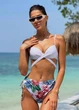 Женский раздельный купальник-тройка FS Swimsuit Sets XL Белый (9294) - изображение 3